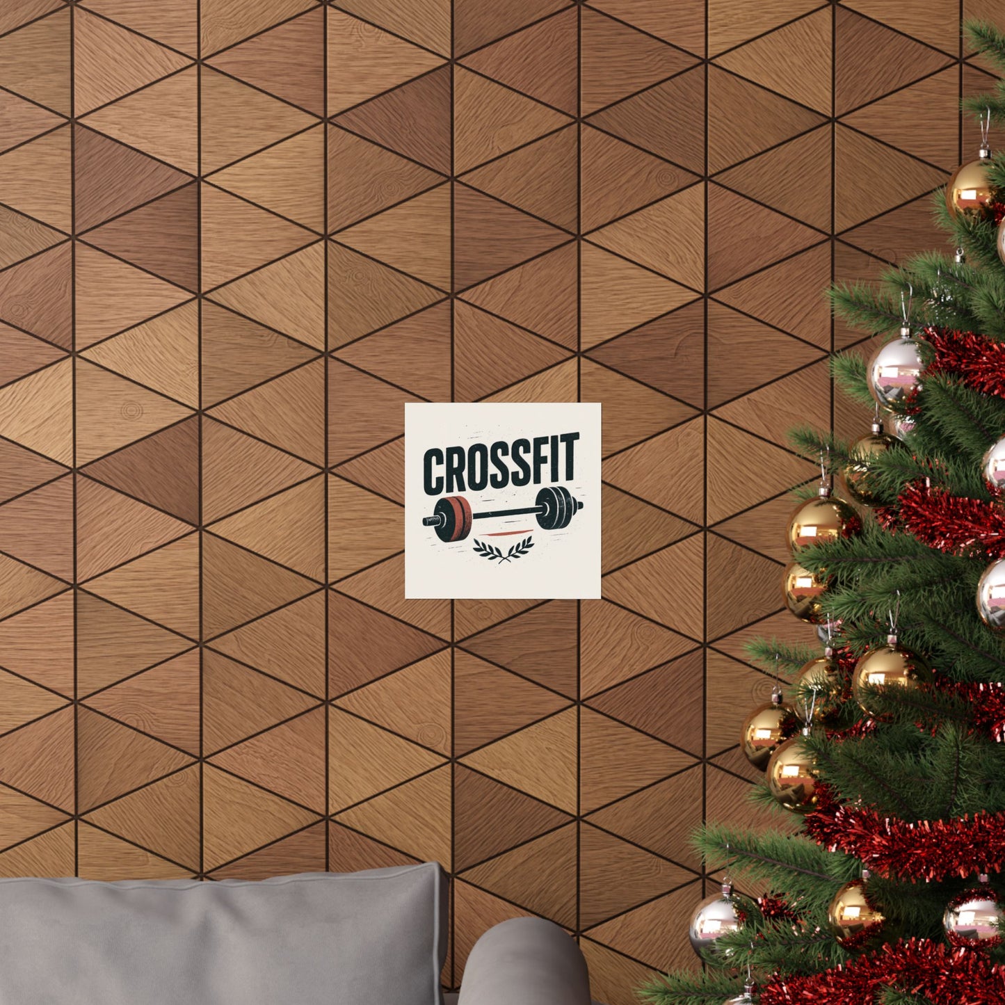 CrossFit Vertical Wall Poster | Gym Decor, Fitness Gift, Workout Motivational Art, Home Gym Decoration, Strength Training Print