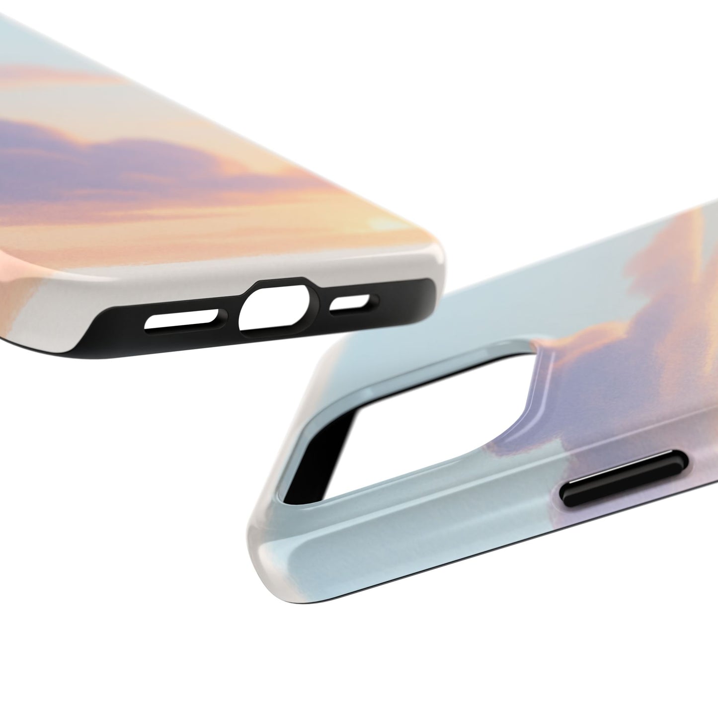 Pastel Sky Tough Phone Case, Durable Phone Cover, Cloud Design, Cute Cell Phone Accessory, Gift for Photography Lovers