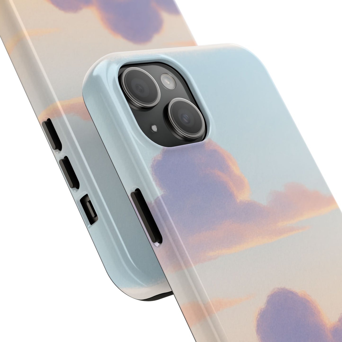 Pastel Sky Tough Phone Case, Durable Phone Cover, Cloud Design, Cute Cell Phone Accessory, Gift for Photography Lovers