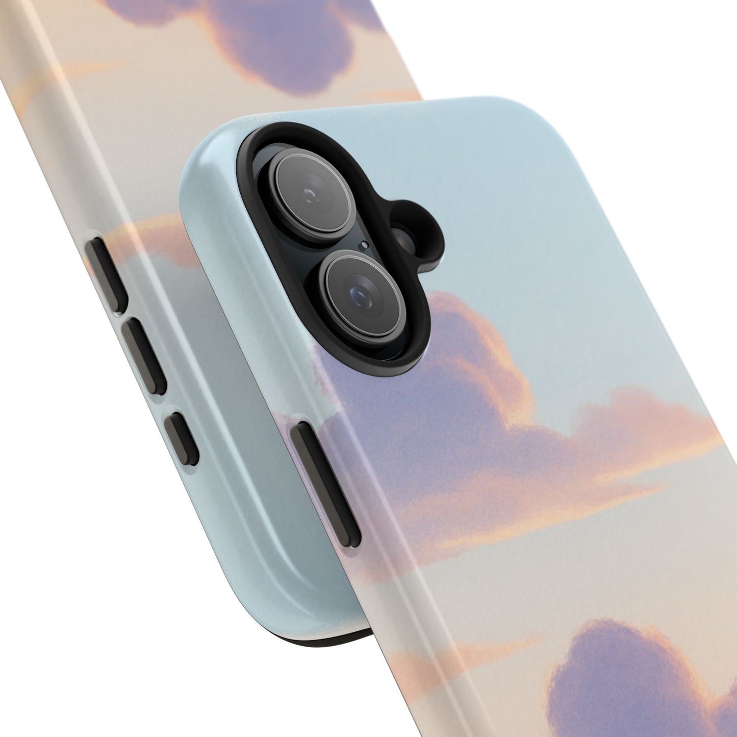 Pastel Sky Tough Phone Case, Durable Phone Cover, Cloud Design, Cute Cell Phone Accessory, Gift for Photography Lovers