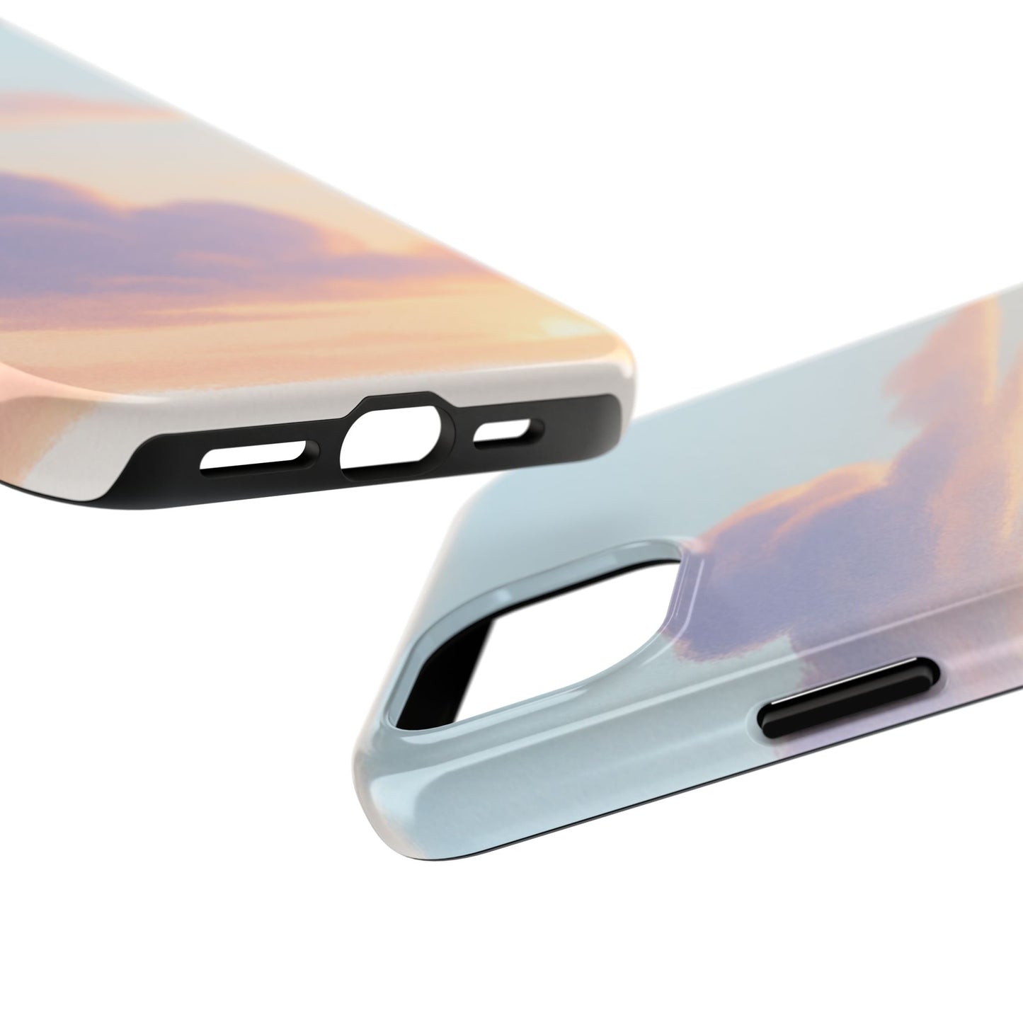 Pastel Sky Tough Phone Case, Durable Phone Cover, Cloud Design, Cute Cell Phone Accessory, Gift for Photography Lovers