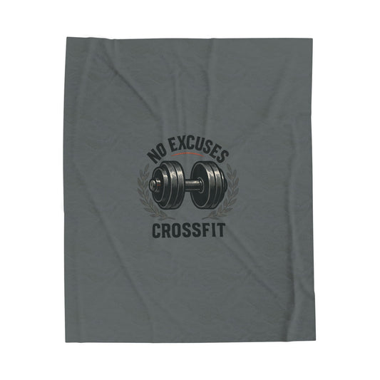 CrossFit Motivation Velveteen Plush Blanket, Cozy Workout Blanket, Fitness Gift, Home Decor, Gym Accessories, Couch Blanket, [...]