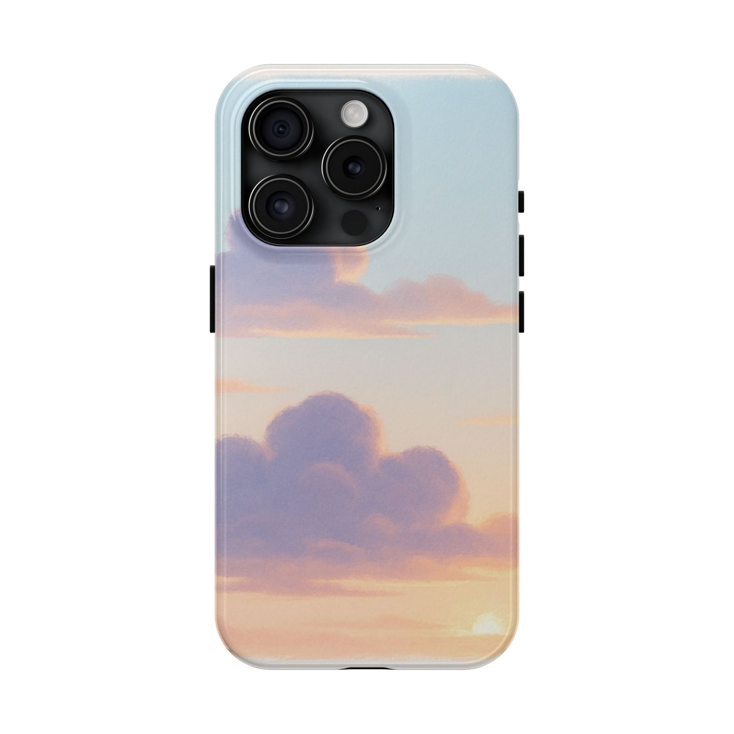 Pastel Sky Tough Phone Case, Durable Phone Cover, Cloud Design, Cute Cell Phone Accessory, Gift for Photography Lovers