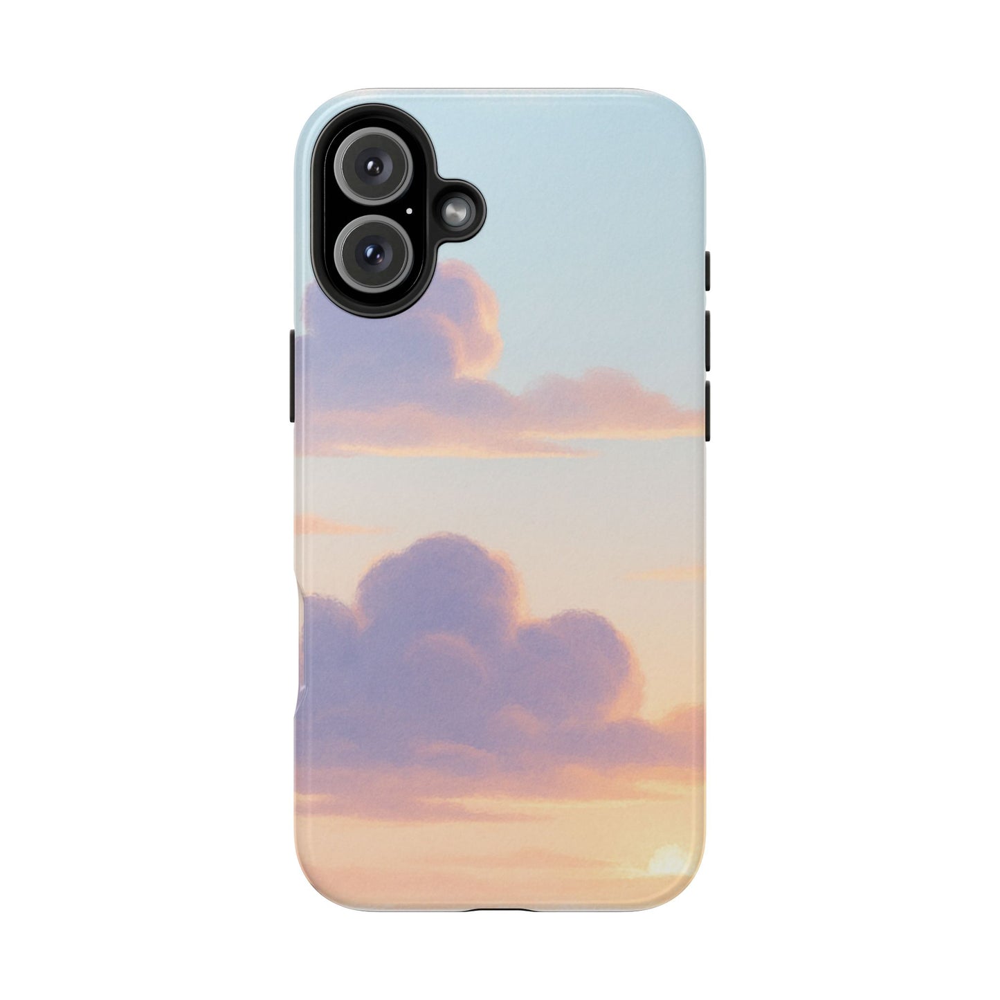 Pastel Sky Tough Phone Case, Durable Phone Cover, Cloud Design, Cute Cell Phone Accessory, Gift for Photography Lovers